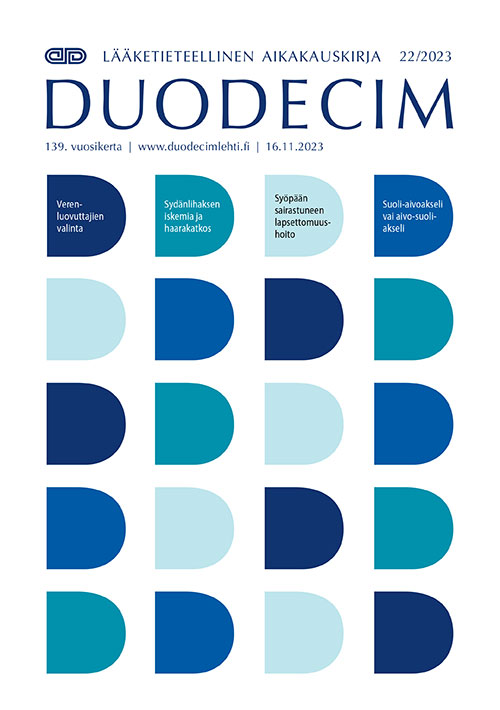Duodecim on lääketieteellinen aikakauskirja, joka keskittyy alan tutkimukseen.