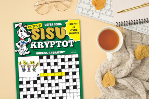 Sisu-Kryptot on uusi kryptolehti, joka tarjoaa helppoja ja hyväntuulisia kryptotehtäviä 10 kertaa vuodessa sekä mahdollisuuden voittaa rahapalkintoja.