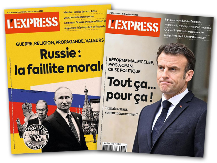 L'Express-lehtiä