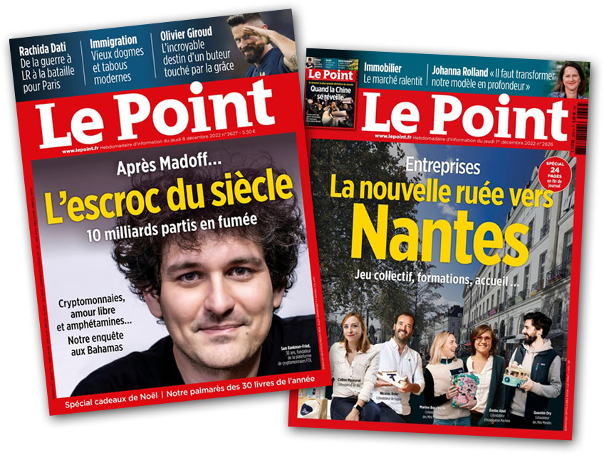 Le Point on terävä ranskalainen uutisviikkolehti.