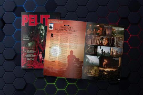 Tässä Pelit-lehden numerossa käsiteltiin mm. Alan Wake -pelisarjaa, tekoälyä ja A Plague Tale -peliä.