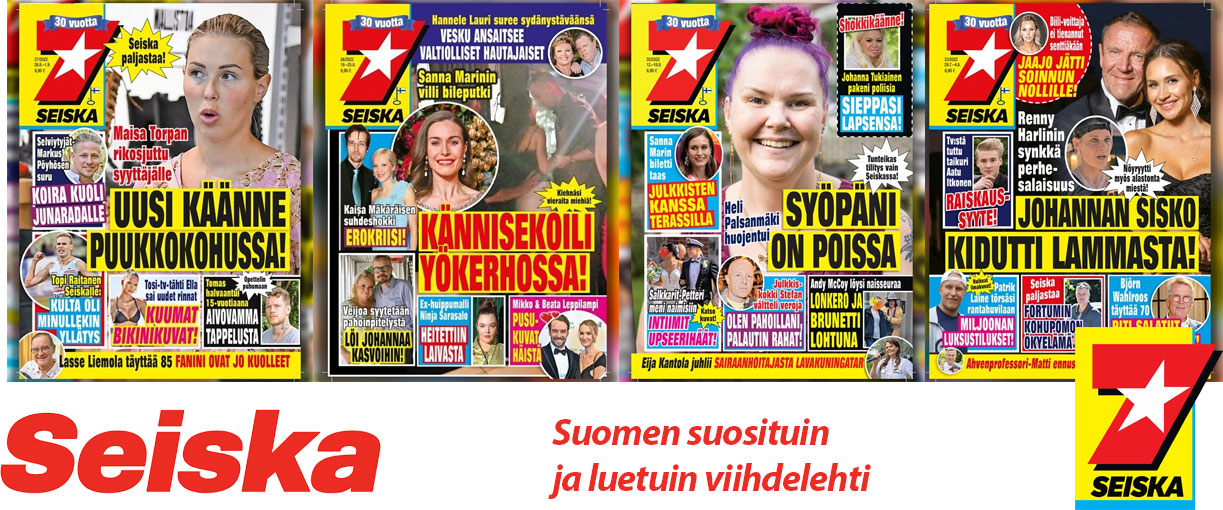 Seiska - Suomen suosituin ja luetuin viihdelehti