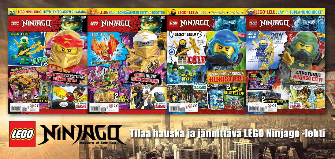 Tilaa LEGO Ninjago lehti
